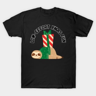 Low-Effort Xmas Fun, Christmas, Holiday humor T-Shirt